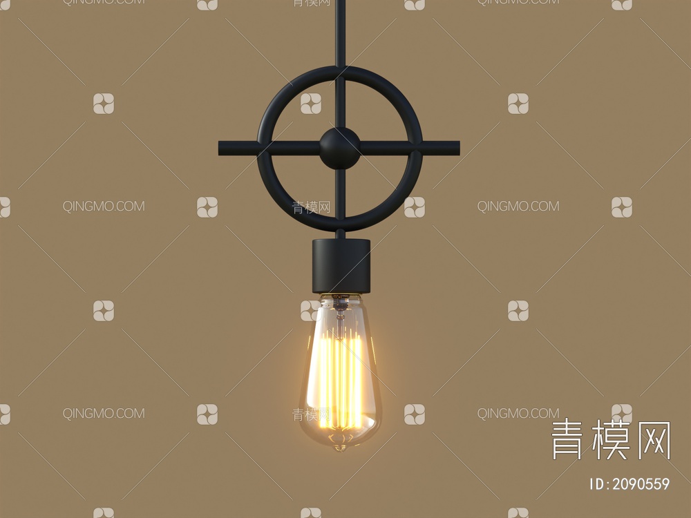 吊灯，灯具，氛围灯3D模型下载【ID:2090559】