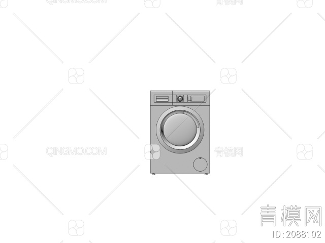 洗衣机 滚筒洗衣机 烘干机3D模型下载【ID:2088102】