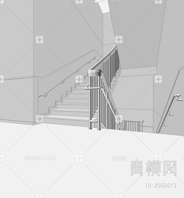 幼儿园楼梯间3D模型下载【ID:2088613】
