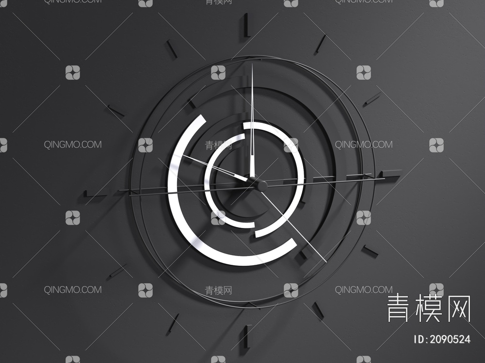 钟表，时钟3D模型下载【ID:2090524】