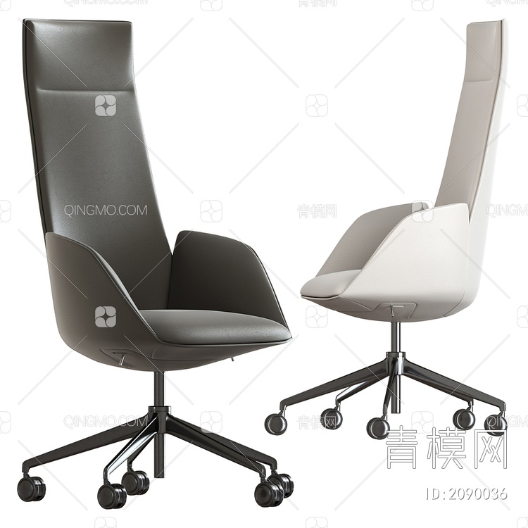 办公椅3D模型下载【ID:2090036】