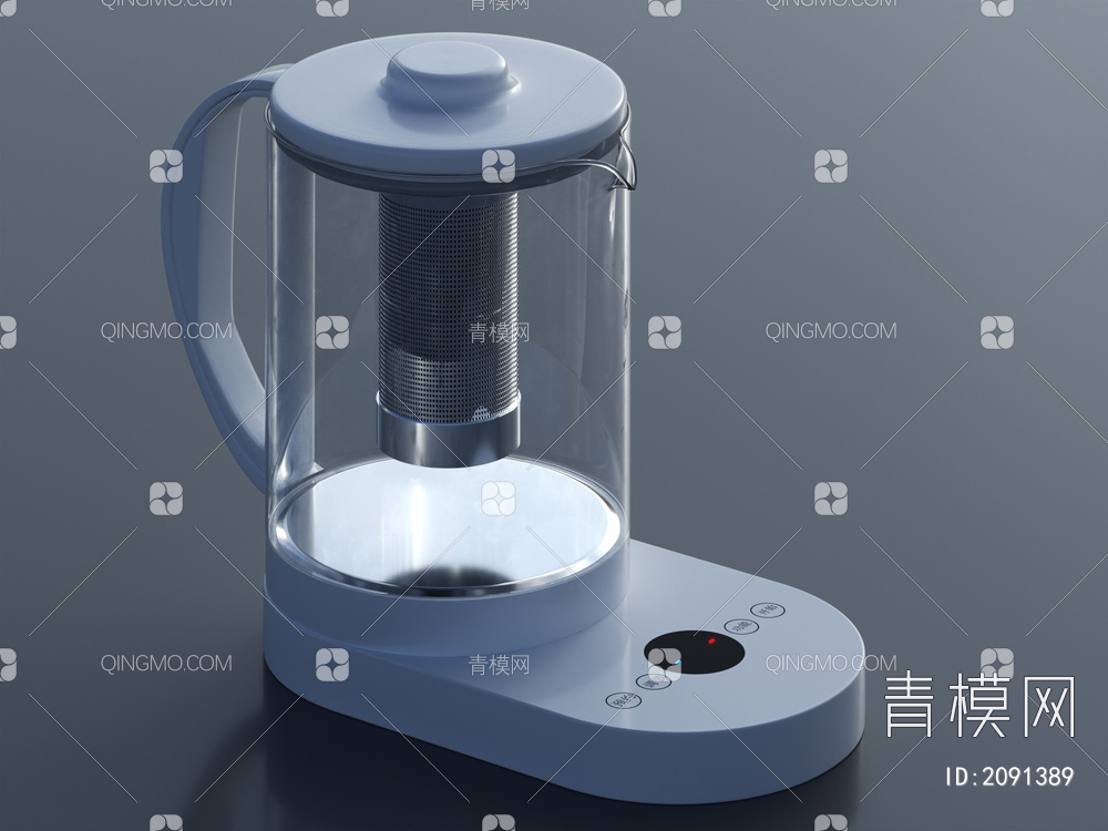 烧水壶，电热水壶3D模型下载【ID:2091389】