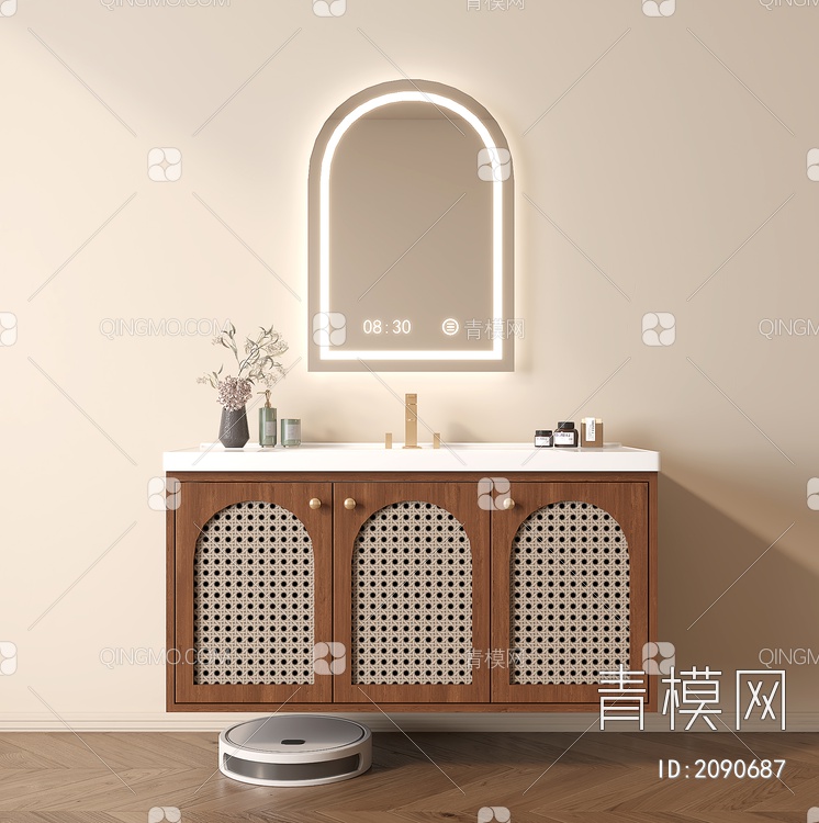 浴室柜3D模型下载【ID:2090687】