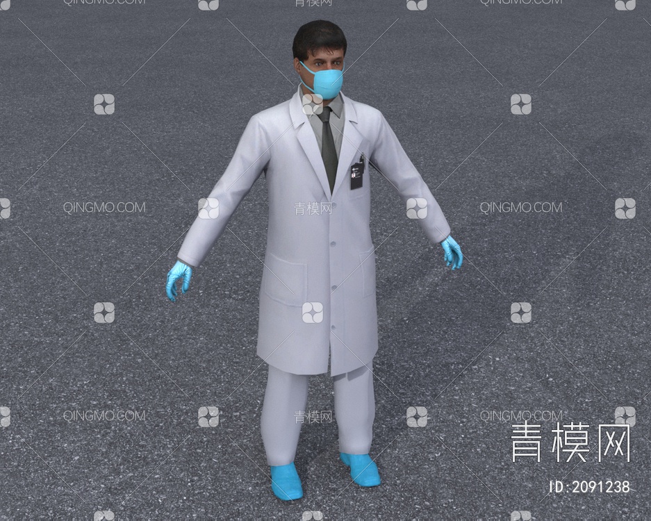 主治医生大夫手术3D模型下载【ID:2091238】