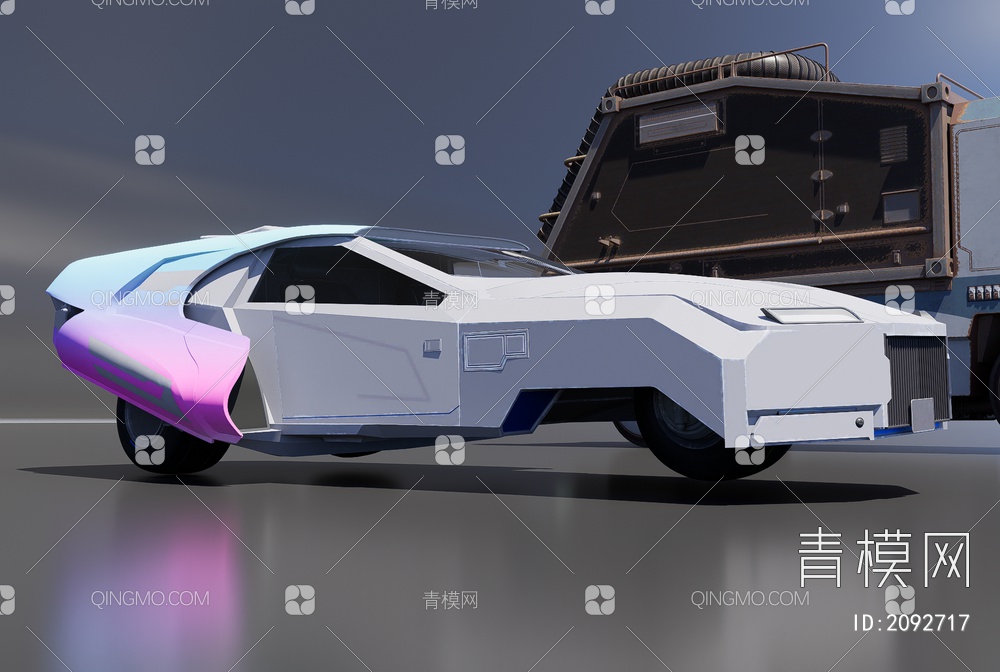 科幻车辆及武器3D模型下载【ID:2092717】