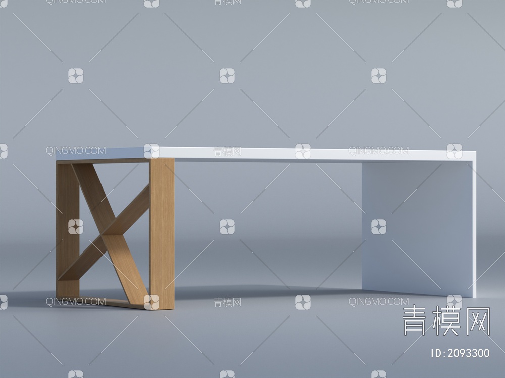 办公桌，书桌，家具3D模型下载【ID:2093300】
