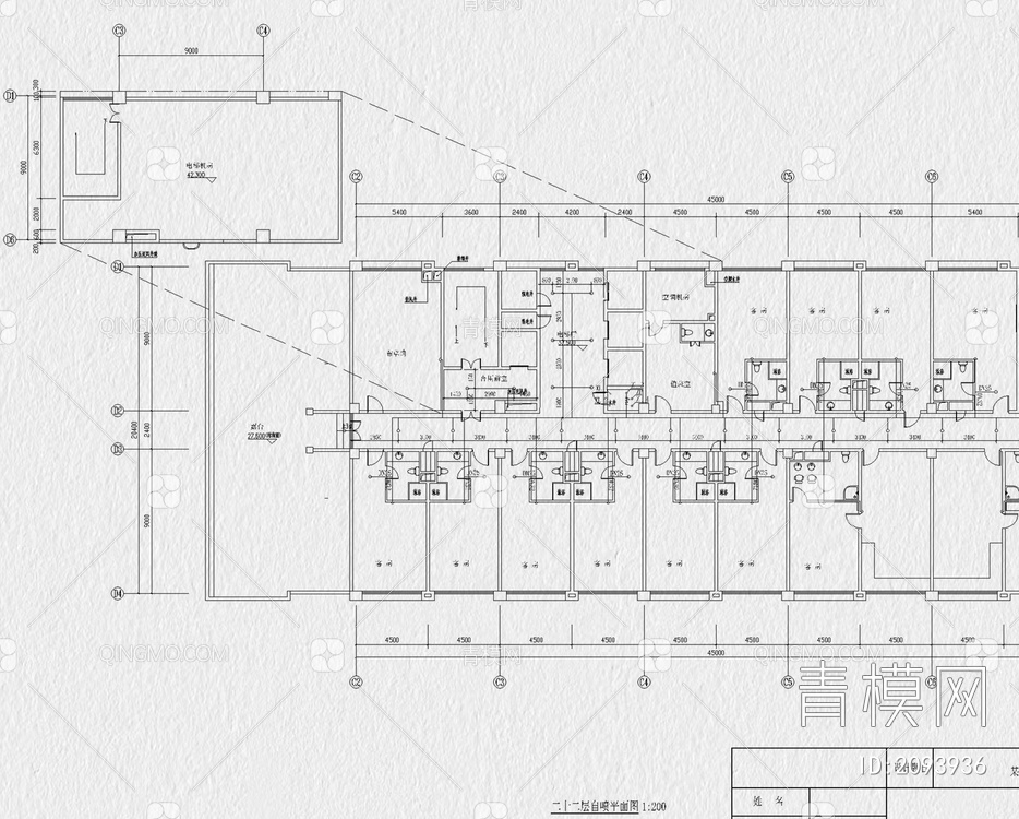 消防给排水电气系统图工装CAD施工图纸配电强弱电水电全套设计图【ID:2093936】