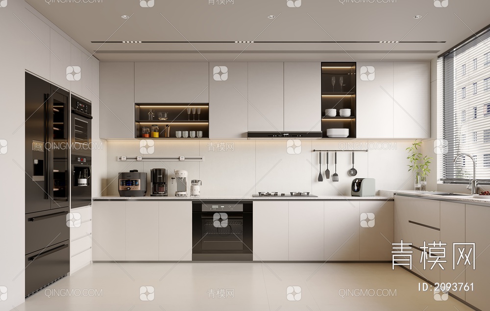 家居厨房3D模型下载【ID:2093761】