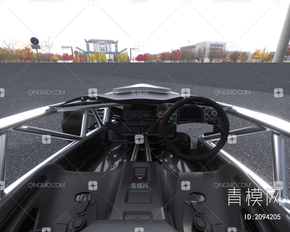 艾瑞欧原子赛车汽车3D模型下载【ID:2094205】