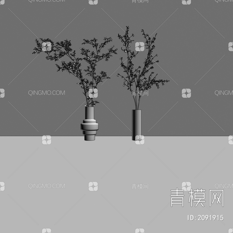 水生植物3D模型下载【ID:2091915】