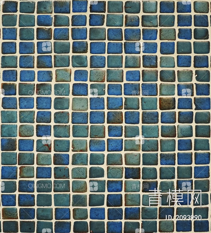 炫彩斑斓马赛克瓷砖泳池贴图下载【ID:2093990】