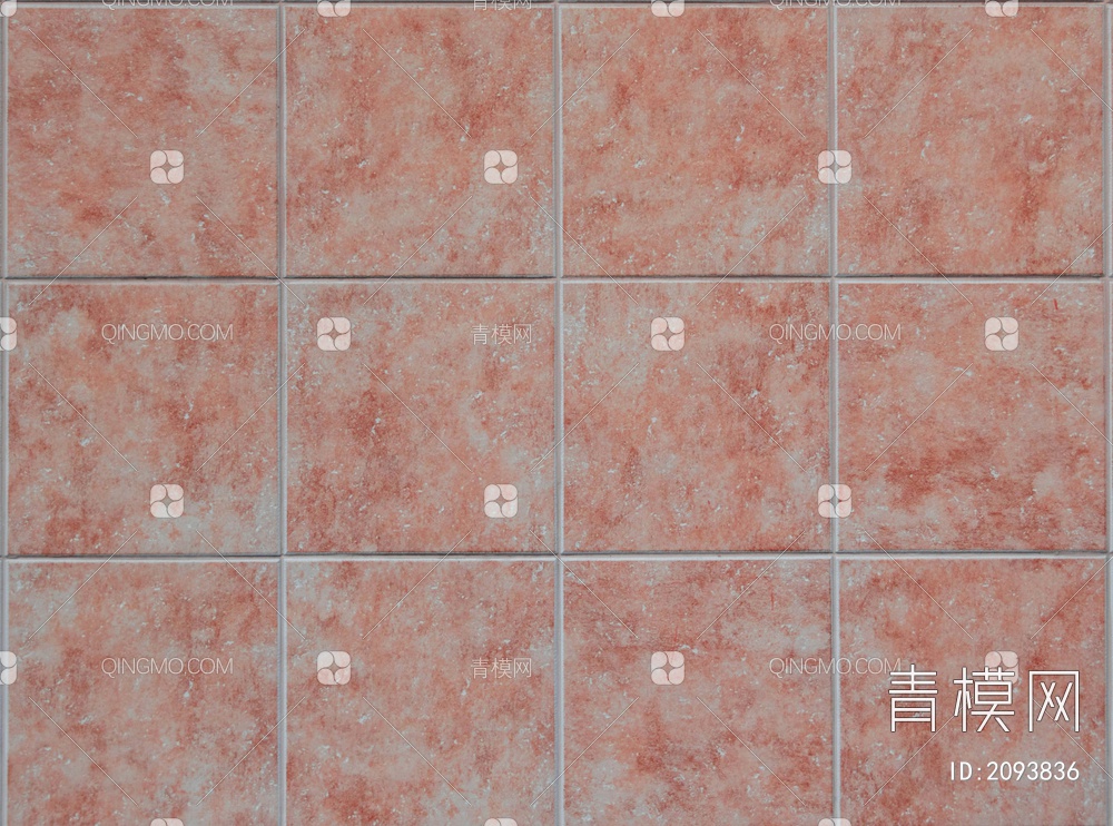 卫生间红色瓷砖马赛克贴图下载【ID:2093836】