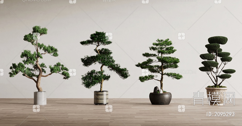 绿植 盆栽3D模型下载【ID:2095293】