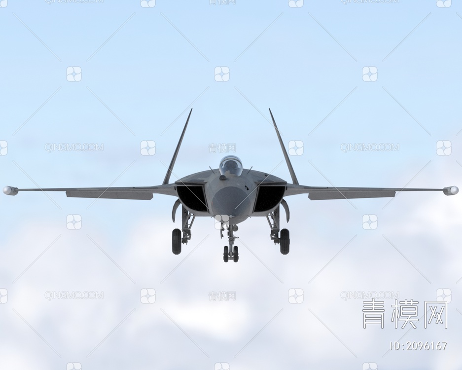 苏47俄罗斯空军多功能超音速战斗机3D模型下载【ID:2096167】