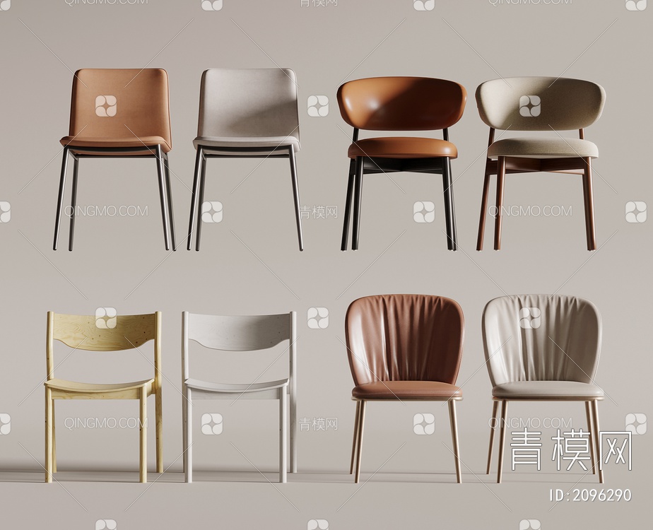 单椅 椅子3D模型下载【ID:2096290】