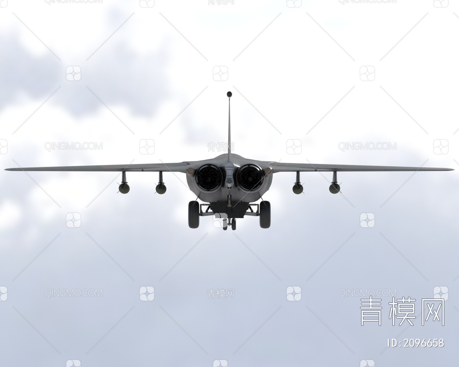 F111战斗轰炸机3D模型下载【ID:2096658】