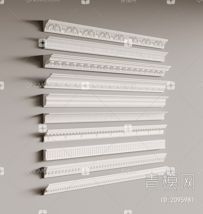 石膏线3D模型下载【ID:2095981】