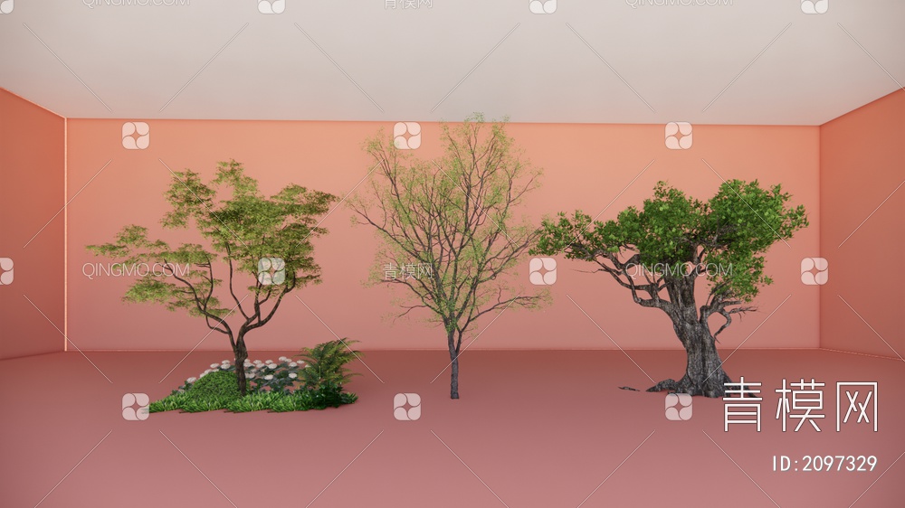 景观树SU模型下载【ID:2097329】