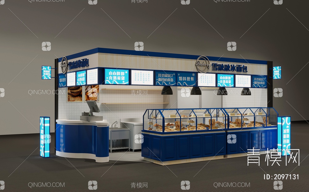面包店3D模型下载【ID:2097131】