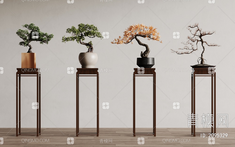 盆栽花架3D模型下载【ID:2095329】