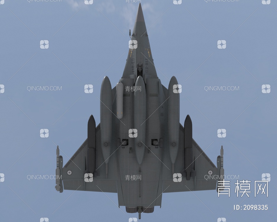 法国达索阵风战斗机3D模型下载【ID:2098335】