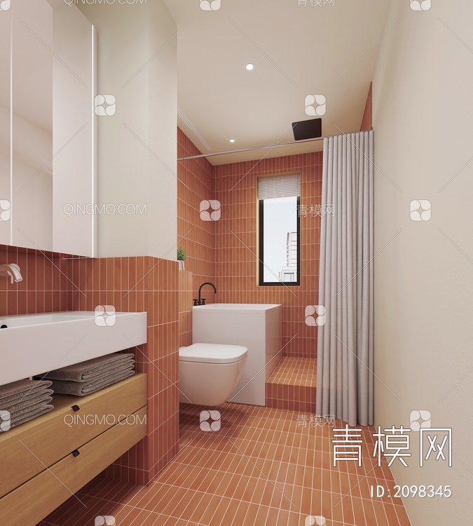 卫生间 卫浴洗手台3D模型下载【ID:2098345】