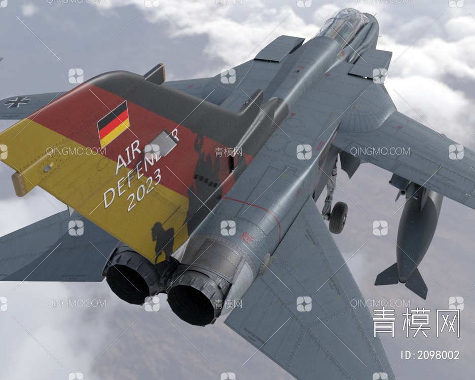 狂风战斗机3种涂装3D模型下载【ID:2098002】