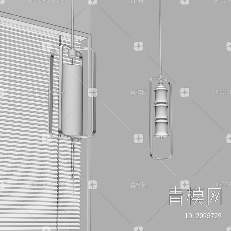 吊灯3D模型下载【ID:2095729】