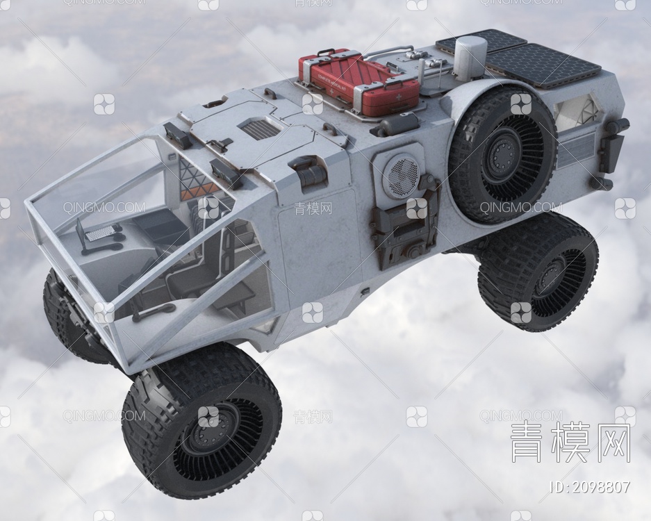 火星探险考察车3D模型下载【ID:2098807】