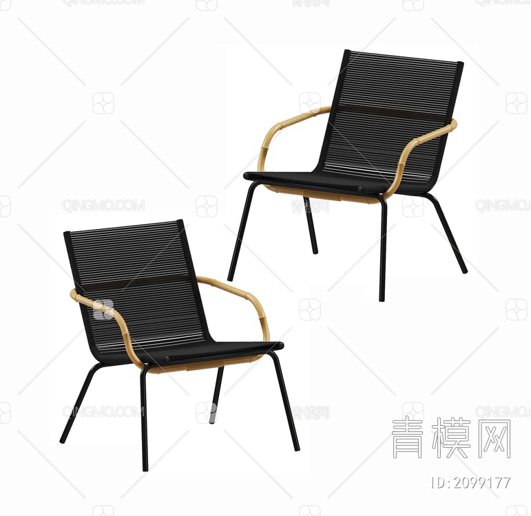 单椅3D模型下载【ID:2099177】