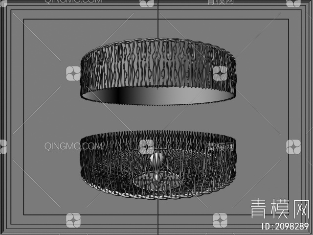 圆形编织吊灯3D模型下载【ID:2098289】