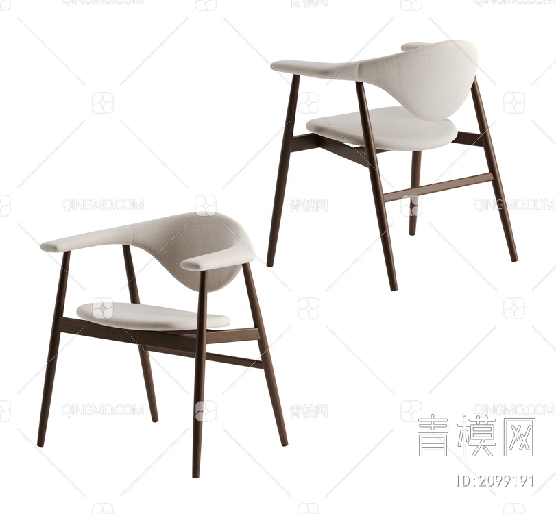单椅3D模型下载【ID:2099191】