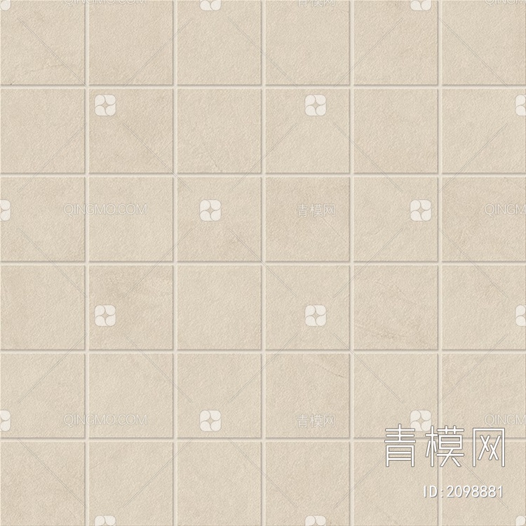 奶白色灰色马赛克瓷砖贴图下载【ID:2098881】