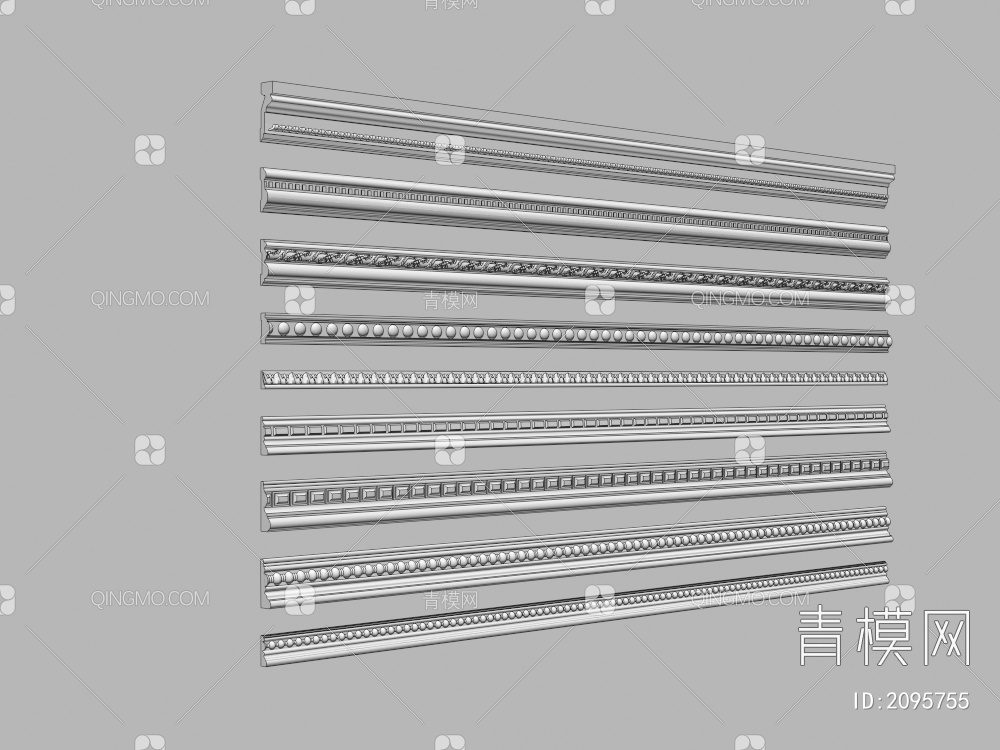 石膏线条3D模型下载【ID:2095755】