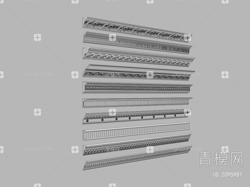 石膏线3D模型下载【ID:2095981】