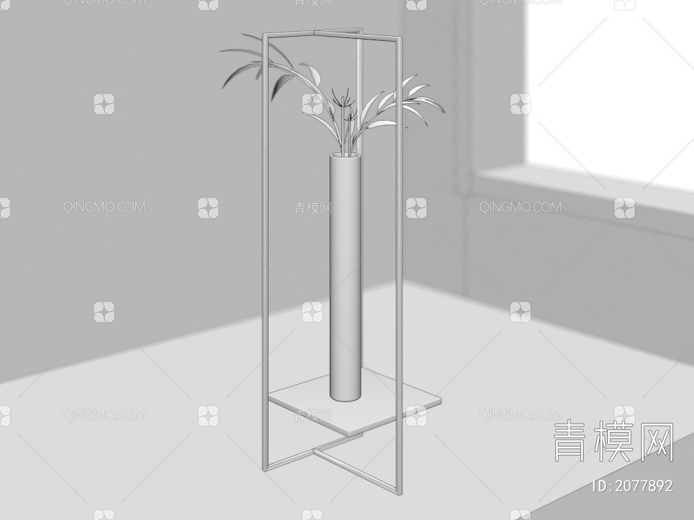 花瓶3D模型下载【ID:2077892】