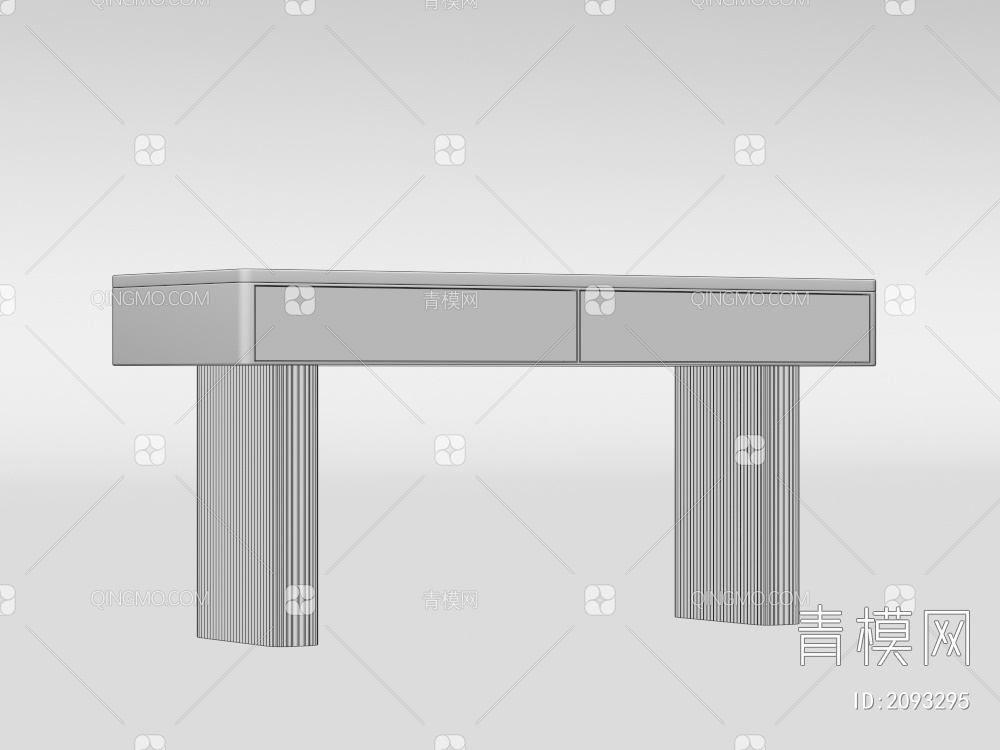 办公桌，书桌，家具3D模型下载【ID:2093295】