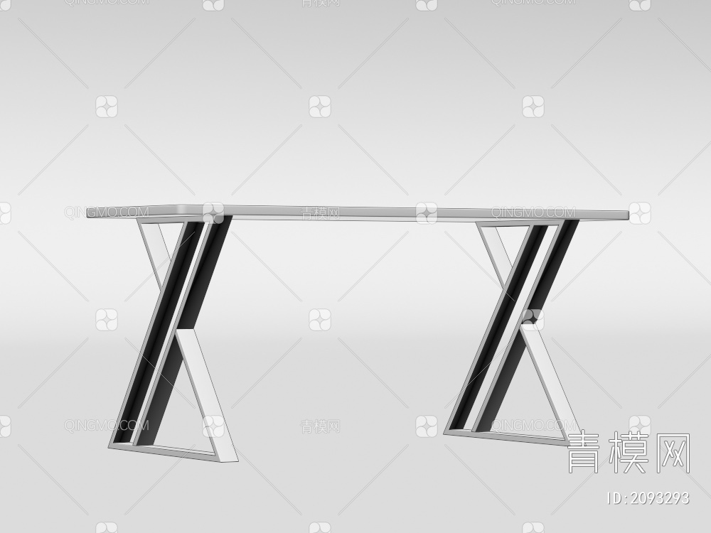 办公桌，书桌，家具3D模型下载【ID:2093293】