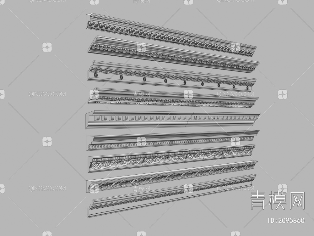 石膏线3D模型下载【ID:2095860】