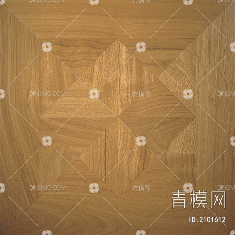 现代美式图案拼花木地板 (贴图下载【ID:2101612】