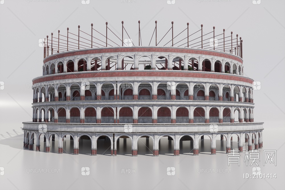 古罗马竞技场3D模型下载【ID:2101414】