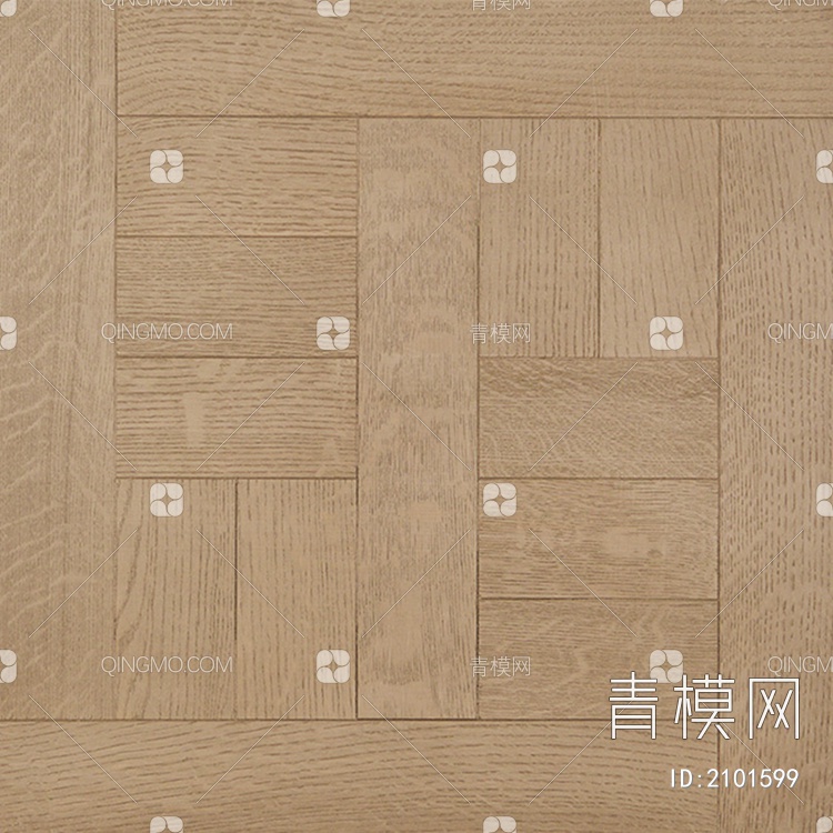 现代美式图案拼花木地板 (贴图下载【ID:2101599】