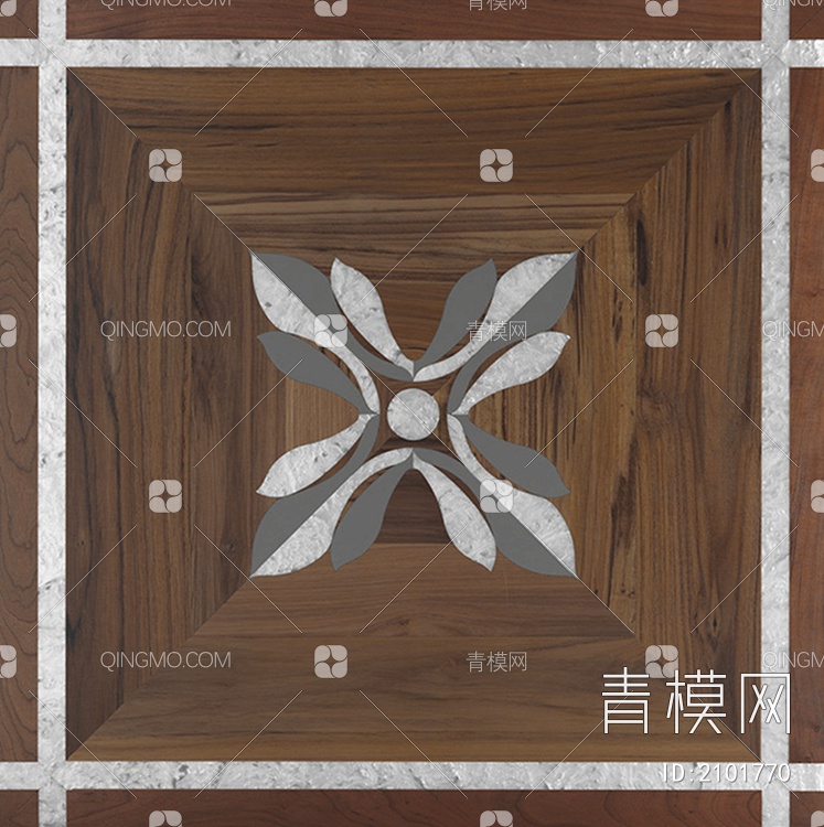 现代美式图案拼花木地板 贴图下载【ID:2101770】