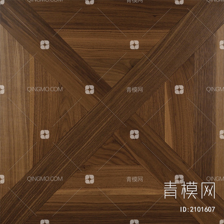 现代美式图案拼花木地板 (贴图下载【ID:2101607】