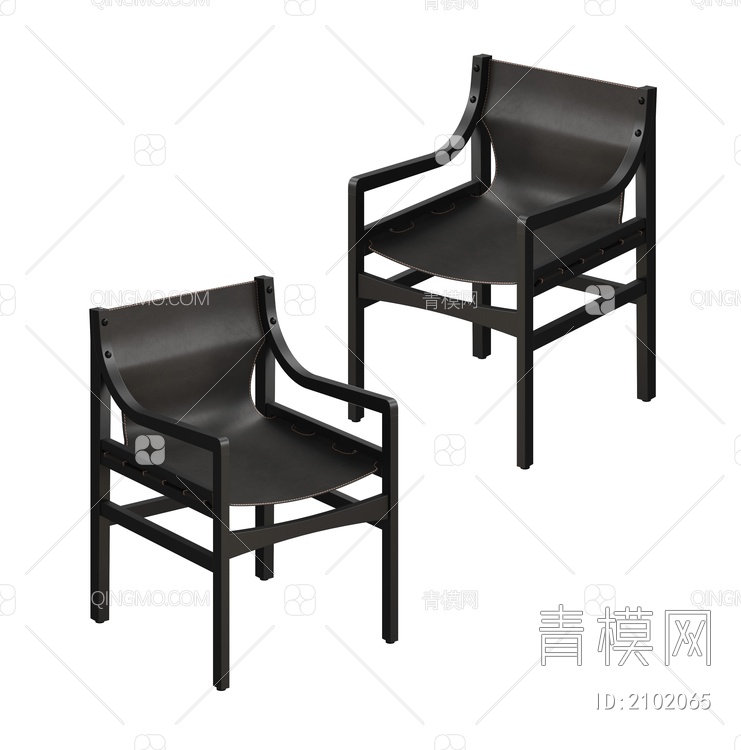 单椅3D模型下载【ID:2102065】