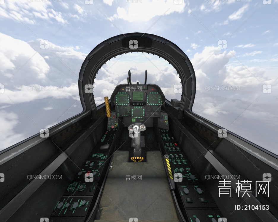 美国空军F18F绿色大黄蜂超音速战机4套涂装3D模型下载【ID:2104153】