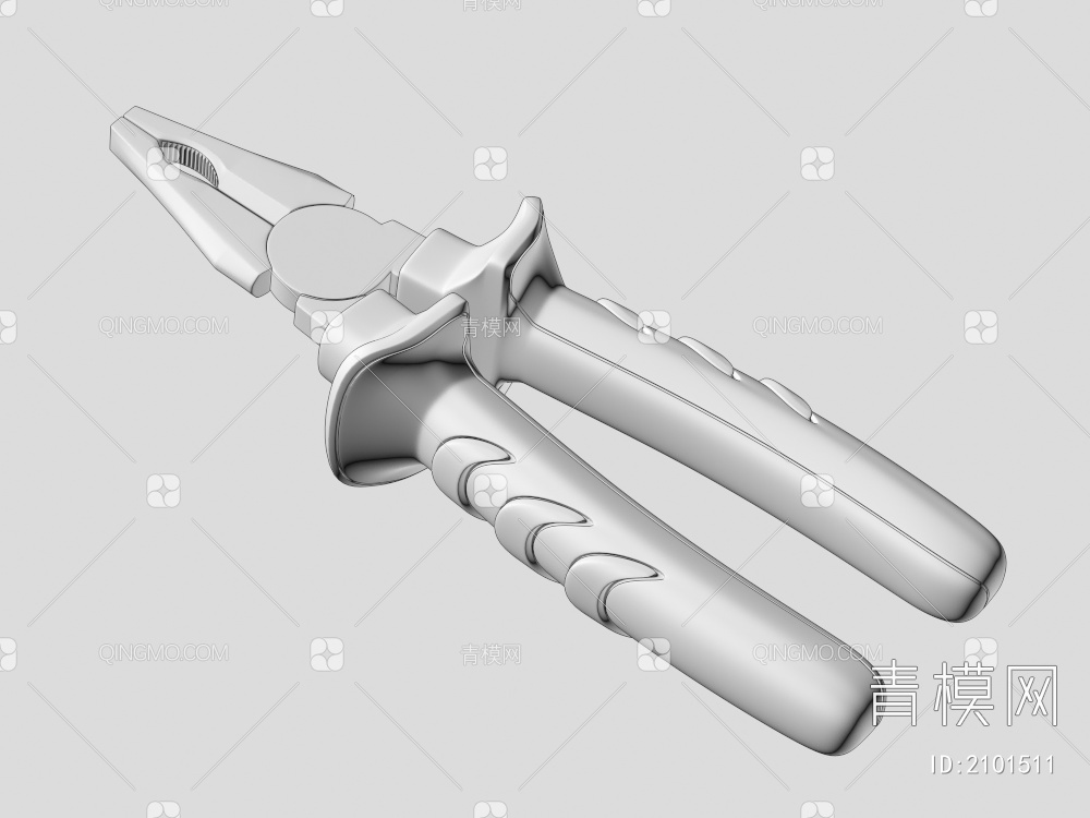 工具，五金工具，钳子，老虎钳3D模型下载【ID:2101511】