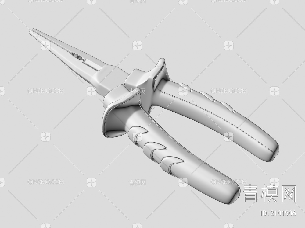 工具，五金工具，钳子，老虎钳3D模型下载【ID:2101506】