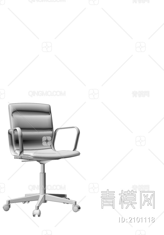 办公椅3D模型下载【ID:2101118】