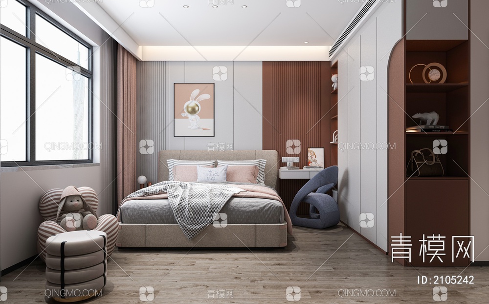 房间，卧室3D模型下载【ID:2105242】